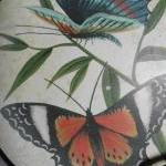 Vintage Butterfly Plates